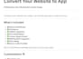 convert your website to native android, flutter or ios app